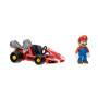 La figura de acción de Mario de 2.5 pulgadas de Super Mario Bros. con Racer Pull Back