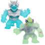 Héroes de Goo Jit Zu: Pack Deep Goo Sea vs Ice Blast Blue Blazagon y Green Horriglow, 4+anos