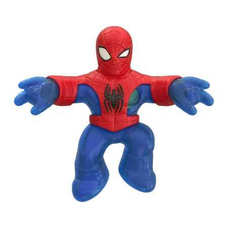 Héroes de Goo Jit Zu Shifters Marvel Stretchy 4.2 \ 1 Blue Strike Spider-Man, edades de 4+