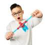 Héroe Goo Jit Zu Marvel Stretchy Spider-Man Azul 4.2" para niños de 4+