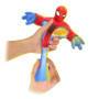 Héroe Goo Jit Zu Marvel Stretchy Spider-Man Azul 4.2" para niños de 4+