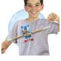 Héroes de Goo Jit Zu Classic Sonic The Hedgehog Hero - Stretch Sonic, 5 pulgadas de altura, niños, mayores de 4 años