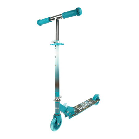 Scooter Justice Tie Dye con ruedas iluminadas para niñas de 5 años. ¡Diviértete!
