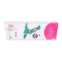 Scooter Justice Tie Dye con ruedas iluminadas para niñas de 5 años. ¡Diviértete!