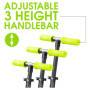 Scooter plegable de patada Madd Gear Aero 150, 6\1 Ruedas, Altura ajustable- Niños 5 años.