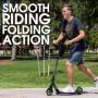 Scooter plegable de patada Madd Gear Aero 150, 6\1 Ruedas, Altura ajustable- Niños 5 años.