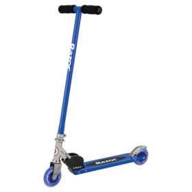 Scooter Razor plegable con rueda iluminada azul para niños de 5 años y hasta 110 lbs. Scooter Razor plegable con rueda iluminada azul para niños de 5 años y hasta 110 lbs.
