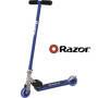 Scooter de patada plegable de Razor con rueda iluminada - azul, para niños de 5 años y hasta 110 libras
