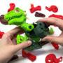 Conexión para niños Take Apart Dinos Set - Juego colorido interactivo de 164 piezas para construir 5 dinosaurios únicos,