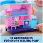 Hatchimals Alive Hatchi-Nursery Playset con 4 figuras, 13 accesorios