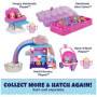Hatchimals Alive Hatchi-Nursery Playset con 4 figuras, 13 accesorios