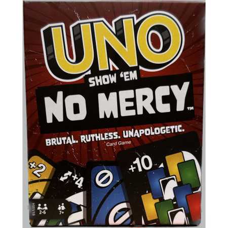Juego de cartas Uno Show \'No Mercy para niños y adultos - Divertido y emocionante.