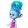 Muñeca de moda chenille inspirada en la película DreamWorks Trolls Band Together.
