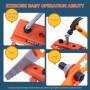 Kit de herramientas para niños Alljoy 55pcs, juguetes de construcción con caja - ¡Diviértete!