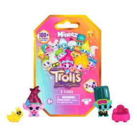 Paquete de figuras coleccionables de Trolls Band Mineez de 1.5 pulgadas. Más de 100 higos recolectables. Edades 3+. Paquete de figuras coleccionables de Trolls Band Mineez de 1.5 pulgadas. Más de 100 higos recolectables. Edades 3+.