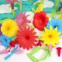 Juego de juguetes florales creativos de 169 piezas para construir jardín. ¡Conveniente!