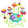 Juego de juguetes florales creativos de 169 piezas para construir jardín. ¡Conveniente!