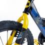 Bicicleta Batman 16 pulgadas con máscara de ojos brillantes - ¡Increíble!
