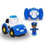 Carro RC Police para niños con luces, figura del oficial de policía, 2.4G, 3+ años.
