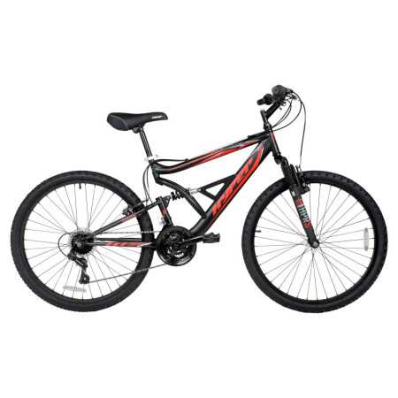 Bicicleta de montaña para hombre Hyper Bicycles 26" Shocker, negro/rojo. Atrévete a explorar.