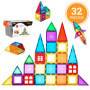 Set de baldosas magnéticas educativas para niños, 32 piezas - ¡diversión asegurada!