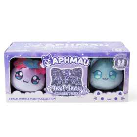 Aphmau 6â? Meemeow Plush Collection 3-Pack con caja sorpresa y peluches brillantes. Aphmau 6â? Meemeow Plush Collection 3-Pack con caja sorpresa y peluches brillantes.
