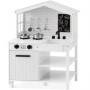Juguete cocina granja con pizarra y estantes para niños, productos de calidad.