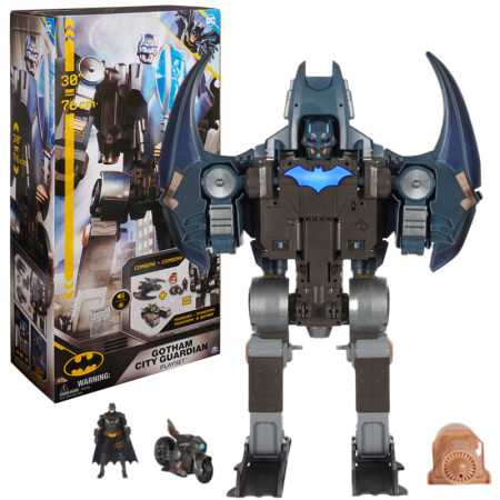 Set de juego DC, Batman transformación 4-en-1, protector de Gotham City. ¡Imperdible!