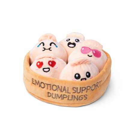Peluche de dumpling alimento blandito: ayuda emocional y diversión garantizada. ¡Atráelos ya!