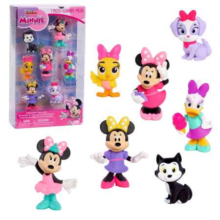 Figuras coleccionables de Disney Junior Minnie Mouse para niños de 3 años en adelante.