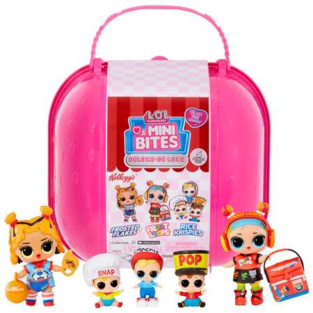 Lol Sorpresa Mini Dulces Kellogg\'s S3 Deluxe con 4 muñecas y accesorios. Edición limitada. Tema cereal.