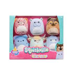 Paquete de Juguetes Squishmallows 2 pulgadas para niños, ultra suave - 6 unidades Paquete de Juguetes Squishmallows 2 pulgadas para niños, ultra suave - 6 unidades