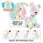 Robot interactivo Dog-E con luces LED, 200+ sonidos, reacciones y app conectada (6+). ¡Divertido!