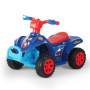 ATV Sonic Hedgehog 6V con licencia para niños de 2 a 5 años, azul. ¡Diviértete!