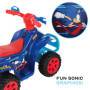 ATV Sonic Hedgehog 6V con licencia para niños de 2 a 5 años, azul. ¡Diviértete!
