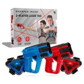 Etiqueta láser de batalla del equipo Sharper Image® para niños y adultos, juegos interiores y exteriores. Etiqueta láser de batalla del equipo Sharper Image® para niños y adultos, juegos interiores y exteriores.