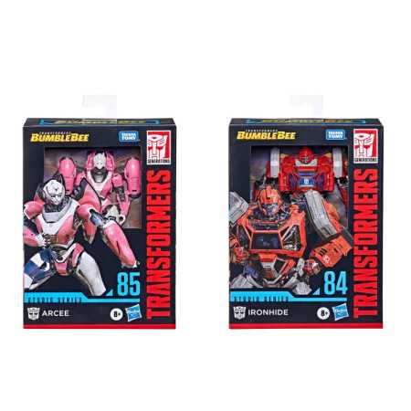 Transformers Studio Series Ironhide y Arcee Figura de Acción para Niños y Niñas
