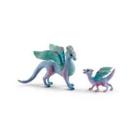 Dragones Madre y Bebé Blossom, Figuras Decorativas para Coleccionar. ¡Un regalo único!