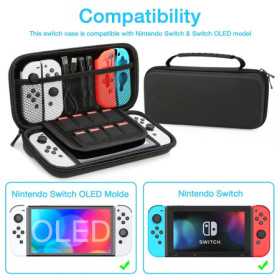 Heystop Case para Nintendo Switch & OLED Modelo Protective Hard Portable Travel Cak Case Polla para la consola Nintendo Heystop Case para Nintendo Switch & OLED Modelo Protective Hard Portable Travel Cak Case Polla para la consola Nintendo