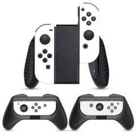 HeyStop Grip Compatible con Nintendo Switch/Switch OLED Joy-Con, 3 paquete, Kit de la caja del controlador de interrupto HeyStop Grip Compatible con Nintendo Switch/Switch OLED Joy-Con, 3 paquete, Kit de la caja del controlador de interrupto