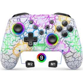 Controlador de interruptor, controlador de interruptor inalámbrico BebonCool para Nintendo Switch/Lite/OLED/PC/IOS/Andro Controlador de interruptor, controlador de interruptor inalámbrico BebonCool para Nintendo Switch/Lite/OLED/PC/IOS/Andro