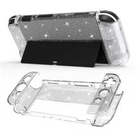 Case transparente para Nintendo Switch OLED, cubierta protectora dura para el controlador OLED y Joy Controlador de Joy Case transparente para Nintendo Switch OLED, cubierta protectora dura para el controlador OLED y Joy Controlador de Joy