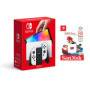 Nintendo Switch â ?? Modelo OLED (SW OLED) con paquete blanco Joy-Con