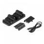 Cargador de Muelle de Carga Doble Recargables para xbox One Batería Recargable Mejor Carga Material Dual ABS