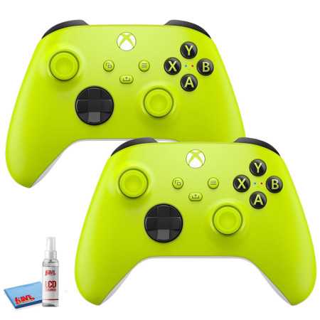 Controladores inalámbricos de 2 paquetes de Microsoft Xbox para la consola Xbox - (2x voltio eléctrico)