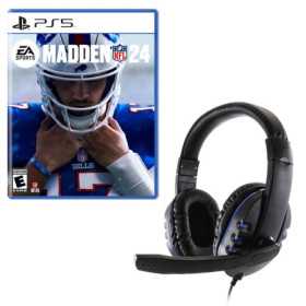 Juego de Madden NFL 24 con auriculares universales Juego de Madden NFL 24 con auriculares universales