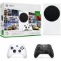 Xbox Series S 512GB SSD Console + Xbox Controlador inalámbrico Negro de carbono - Incluye el controlador inalámbrico Xbo