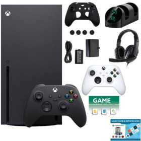 Consola Xbox Serie X 1TB con un kit de accesorios de controlador blanco adicional y 2 cupones Consola Xbox Serie X 1TB con un kit de accesorios de controlador blanco adicional y 2 cupones
