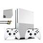 Microsoft Xbox One S 500GB Consola de juego White 2 Controlador incluido con FIFA 18 Bolt Axtion Bundle utilizado