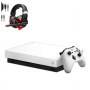 Consola de juego Microsoft Xbox One X 1TB White incluido el paquete de axtion de los pernos como nuevo